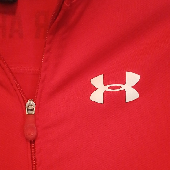 Under Armour Kids Red and Black Performance Jacket - Picture 6 of 6